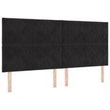 ZNTS Black Velvet Bed Frame 200x200 cm 3345031