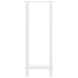 Bar Table Legs White 2 pcs 40x cm Steel 4013337