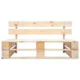 Pallet Bench Natural wood colour Impregnated pinewood Standard 45768