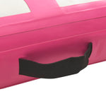 ZNTS Inflatable Gymnastics Mat with Pump 200x200x15 cm PVC Pink 92697