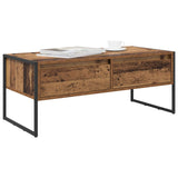 Coffee Table Old Wood 100 x 46 x 40 cm Engineered Wood 886448