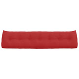 Back Pillow Red 200 x 24 x 50 cm Fabric 42014598