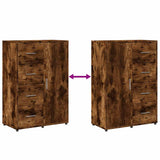 Sideboards 2 pcs Smoked Oak 60x31x84 cm Engineered Wood 3276592