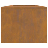 Fire Pit Brown 160 x 45 x 35 cm Steel 859003