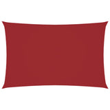Sunshade Sail Oxford Fabric Rectangular 5x8 m Red 135661