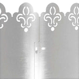 Lawn Edgings 20 pcs Silver 103 x 0.05 x 22 cm Stainless Steel 874757