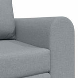 Sofa Bed Light grey 148 x 71 x 83 cm Fabric 4106673