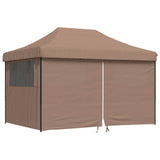 Party Tent Folding Brown 279 x 410 x 315 cm Oxford Fabric 42023603