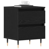 Bedside Cabinet 2 pcs Black Oak 40 x 35 x 50 cm Engineered Wood 863467