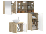 Bathroom Furniture Set 4 pcs Sonoma Oak 3407425