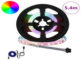 LED Strip 12 pcs Black and Transparent 450 mm 3429097