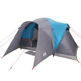 Family Tent Dome 6-Person Blue Waterproof 4009462