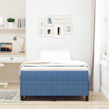 Box Spring Bed Blue 120 x 200 cm Velvet 42006965