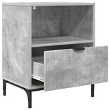 Bedside Cabinet Concrete grey 49 x 36 x 61 cm Engineered wood 883480