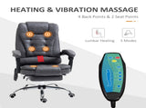 Heated 6 Points Vibration Massage Executive Office Adjustable Swivel Ergonomic High Back Desk T3398P328230