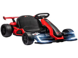24V Electric Go Kart for Kids with Adjustable Seat for 6-12 Years, Red T3398P422373