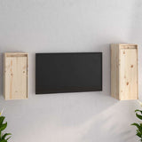 TV Cabinets 2 pcs Solid Wood Pine 3100154