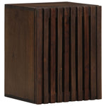 ZNTS Bathroom Wall Cabinet 38x34x48 cm Brown Solid Wood Mango 377536