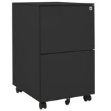Mobile File Cabinet Anthracite 39x45x67 cm Steel 335977