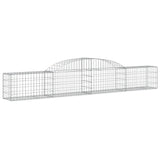 Arched Gabion Basket 300x30x40/60 cm Galvanised Iron 153502
