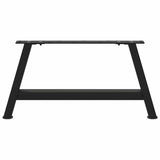 ZNTS Coffee Table Legs A-Shaped 2 pcs Black 70x cm Steel 4012824