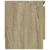 ZNTS TV Cabinet with Door Sonoma Oak 102x30x36 cm 823353