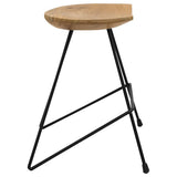 Stools 2 pcs Solid Teak Wood 285202