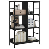 Bookshelf Black 78.5x33x117.5 cm Engineered Wood 835249
