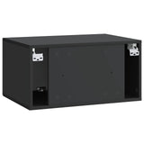 Wall-Mounted TV Cabinet Black 59.5 x 41 x 30 cm Engineered Wood 898506
