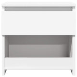 Bedside Cabinets 2 pcs White 40x30x39 cm Engineered Wood 803444