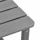 Side Table Light Grey 38 x 38 x 46 cm Polyethylene 42006636