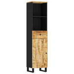 5 Piece Bathroom Furniture Set Solid Wood Mango 3200645