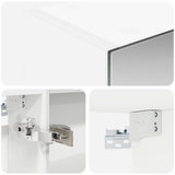 Bathroom Mirror Cabinet White 50 x 14.5 x 70 cm Engineered wood 889039
