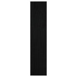 Book Cabinet/Room Divider Black 100x30x135.5 cm Solid Pinewood 808222