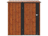 Garden Sheds Brown 140.5 x 74 x 200 cm Metal 42011298