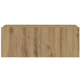 Wall Mounted TV cabinets 3 pcs Artisan Oak Engineered Wood 3328964