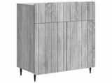 Sideboard Grey Sonoma 66 x 34.5 x 92 cm Engineered Wood 894411