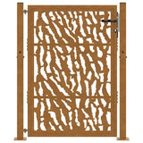 Garden Gate 100x125 cm Weathering Steel Trace Design 4100985