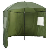 Fishing Umbrella 228 x 204 cm Oxford Polyester Yellow Army 42006685
