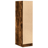 Apothecary Cabinet Smoked Oak 30x41x118 cm Engineered Wood 855164