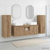 Bathroom Furniture Set 5 pcs Artisan Oak 33 x 34.5 x 100 cm 3406002