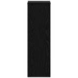 Plant Stand 2 pcs Black Oak 25 x 25 x 80 cm Engineered Wood 869234