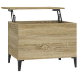 Coffee Table Sonoma Oak 60x44,5x45 cm Engineered Wood 819575