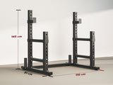 Adjustable Squat Rack with Plate Holders, 300 kg Load T3398P552662