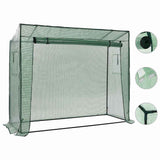 Greenhouse Green Powder-coated steel 200 x 80 x 173 cm 46918