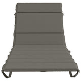 Sunlounger Cushion GEMERT 100% Polyester Grey 200 x 80 x 3 cm 948568