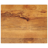 Table Top 60x50x2.5 cm Rectangular Solid Wood Mango 371587