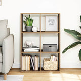 Room Divider Bookcase Artisan Oak 69.5x29x103.5 cm Engineered Wood 858020