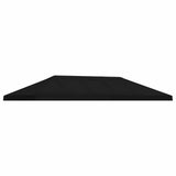 Gazebo Canopy Cover 6 x 3 m Black Polyester 190 900407