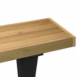 Console Table NOAIN X-Shaped Legs 120x30x75 cm Solid Wood Pine 4100037